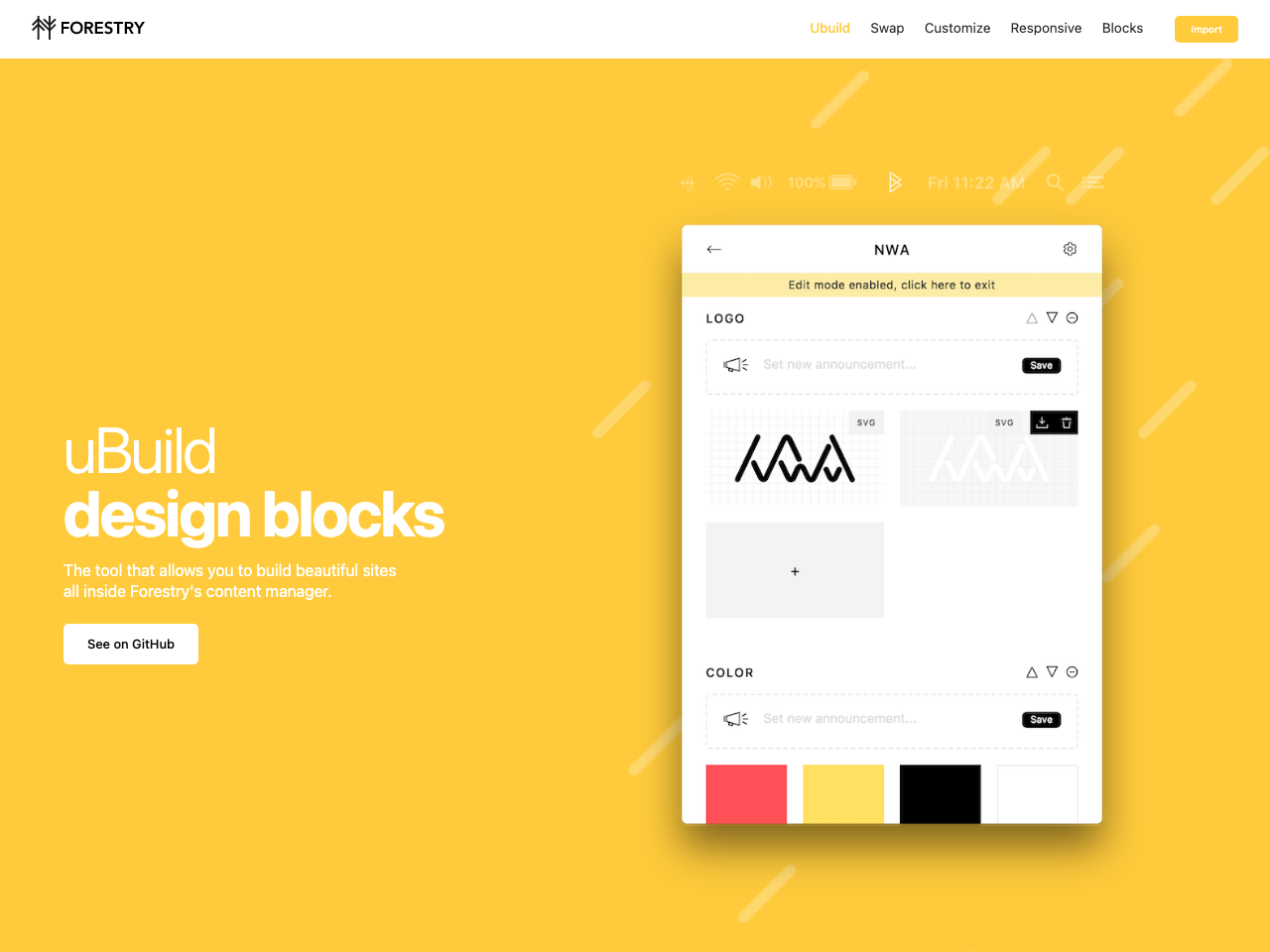 Ubuild Jekyll screenshot