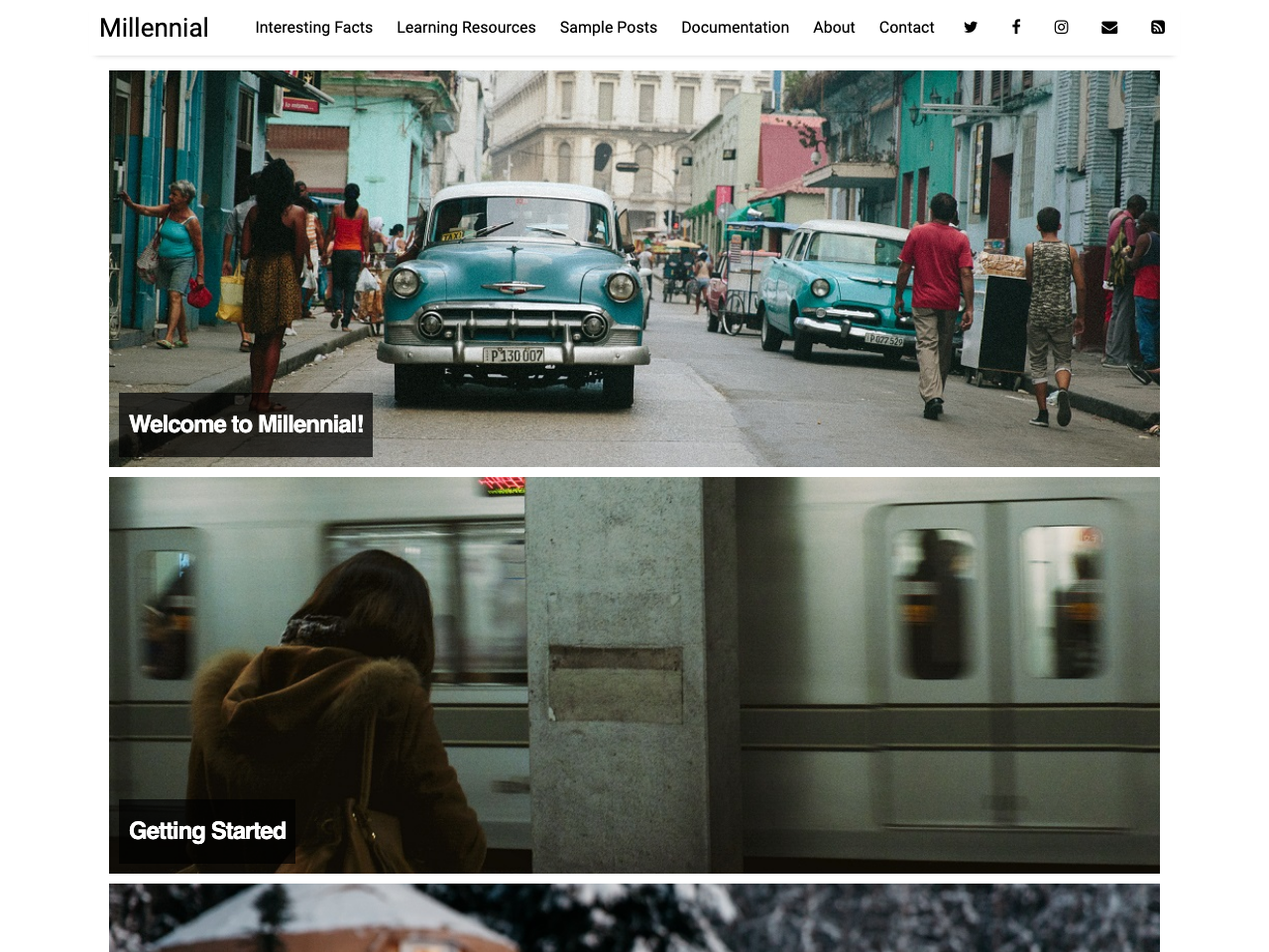 Millennial screenshot