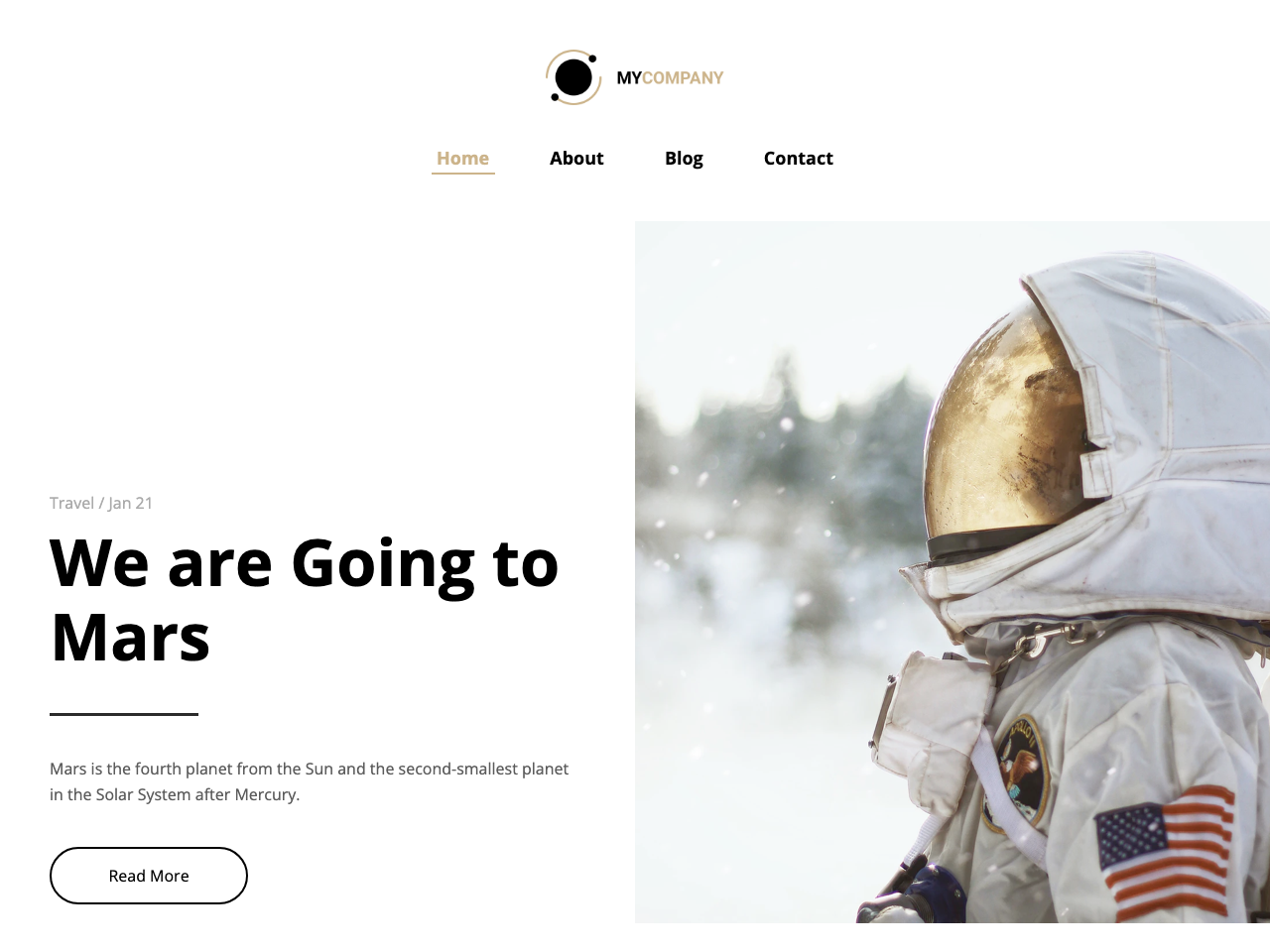 Storyblok's Gridsome Boilerplate (Moon-Theme) screenshot