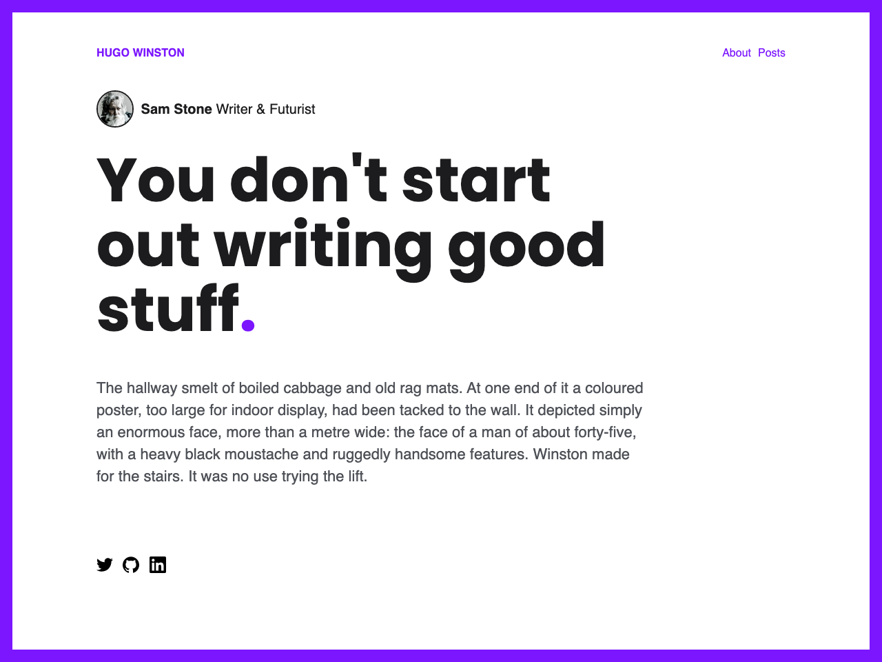 Hugo Winston screenshot