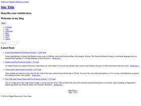 HMFAYSAL Theme screenshot