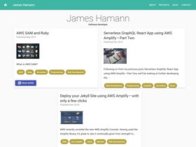Jekyll Material Theme screenshot