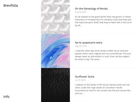 Brevifolia Gridsome Forestry screenshot