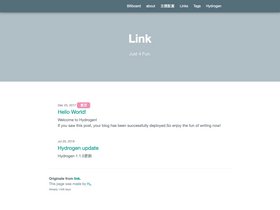 Hydrogen Jekyll screenshot