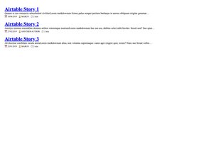 Gatsby Airtable Advanced Starter screenshot