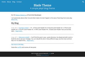 Blade Theme screenshot